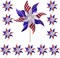 Patriotic Reflective Pinwheels 12 Pack - Red White and Blue American Flag Wind Spinners for 4th of July Decorations, Memorial Day Garden Decor, Outdoor Windmills with Sturdy Wooden Stakes for Yard & Lawn